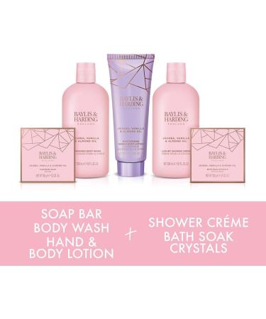 Baylis & Harding Jojoba Vanilla & Almond Oil Perfect Pamper Gift Set - Vegan Friendly - Buy Online on SooperMarket.com