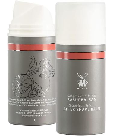 M HLE After Shave Balm - Fruity Grapefruit & Mint - Invigorating Shaving Balm for All Skin Types - 100 ml - International Shipping - Buy Online on SooperMarket.com