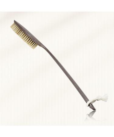 ECOED Vegan Bristle Back Bath Brush with Coffee & Wheat Straw Handle - Shower Body Scrubber for Men & Women - Buy Online on SooperMarket.com