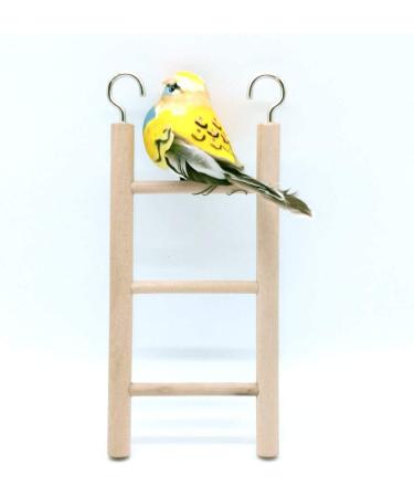 Small Wooden Bird Ladder Set - 3 Step & 4 Step | Cage Climbing Toy for Parrots - Birdie Basics - Buy Online on SooperMarket.com