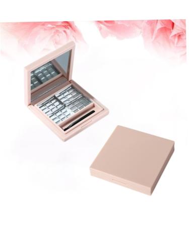 NOLITOY 6 Pcs Empty Eyeshadow Pans - DIY Pink Eye Shadow Palette & Organizer | Magnetic Makeup Tray for Highlighter & Lip Balm - Buy Online on SooperMarket.com