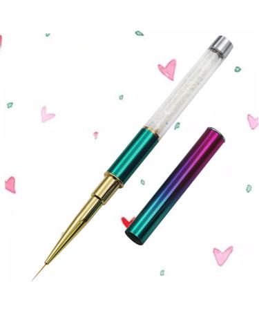 Mikinona Manicure Brush Manicure Tool Nail Polish Drawing Pen Nail Art Brush Nail Art Tips Builder Brush Manicure Dotting Pen Nail Crystal Pen Nail Art Pen Small Pen Draw Flowers Size 2 As Shown - Buy Online on SooperMarket.com