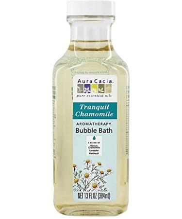 Aura Cacia Aromatherapy Bubble Bath Tranquil Chamomile 13 oz (Pack of 6)