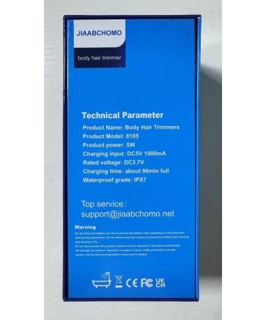 Men's Body Hair Trimmer - IPX7 Waterproof, Wet/Dry Groomer with LED Light & Digital Display - Buy Online on SooperMarket.com