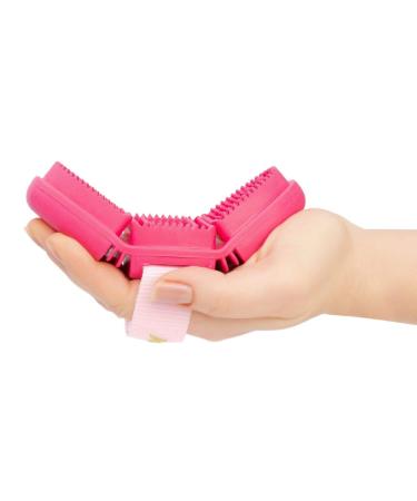 Animalon |Children Pink horse bars |Horse stamps for children |Flexible & ergonomic horse brush for children with VelcroHorses accessories for children in Pink |Horse cleaning stuff children