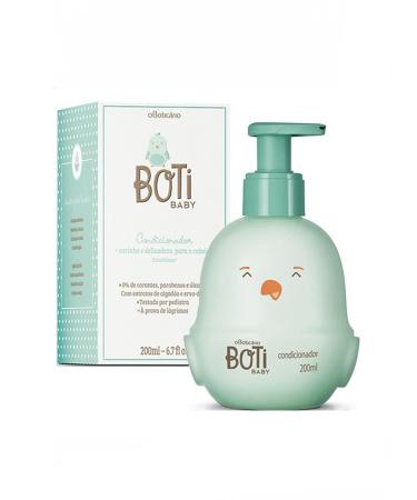 O BOTICARIO Boti Baby Conditioner 200ml - Hypoallergenic, Vegan, Tear Free, Alcohol-Free, Paraben-Free & Dye-Free - Buy Online on SooperMarket.com