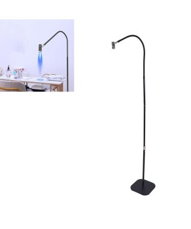 Gooseneck Ultraviolet Nails Lamp 6W LED Ultraviolet Light with Removable Lamp Head Nail Manicure Dryer Curing Light with Foot Switch for Mobile Repair Gel Nail