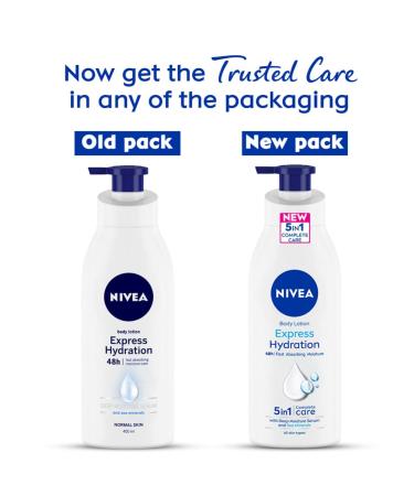 Nivea Express Hydration Body Lotion (400 ml) - Fast Absorbing Moisturizer - Buy Online on SooperMarket.com