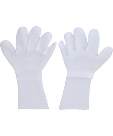 Hydrating Cracked Hand Gloves 1 Pair Moisturizing Gloves Washable Skin Firendly Gel Lining White for Hands Care - Buy Online on SooperMarket.com