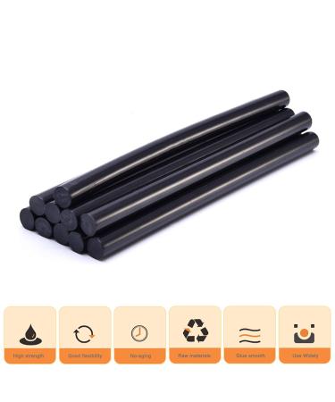 Mangocore 11mmx190mm Black Hot Melt Glue Sticks - 12pcs for Hot Melt Gun Car Audio Craft - Buy Online on SooperMarket.com