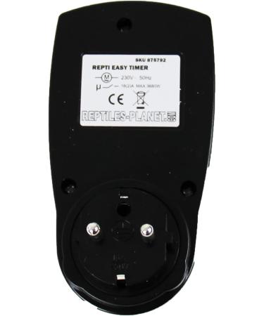 Repiles Planet Slightly Timer Black - Premium Reptile Habitat Accessories | International Shipping Available - Buy Online on SooperMarket.com