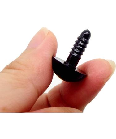 50pcs 15mm Black Plastic Safety Eyes with Washers for Dolls, Puppets, Plush Animals - DIY Craft Supplies - Buy Online on SooperMarket.com