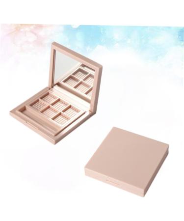 BELLIFFY 2pcs Empty Eyeshadow Palette Makeup Highlighter Empty Eyeshadow Dish Highlighters Blush Palette Pink - Buy Online on SooperMarket.com