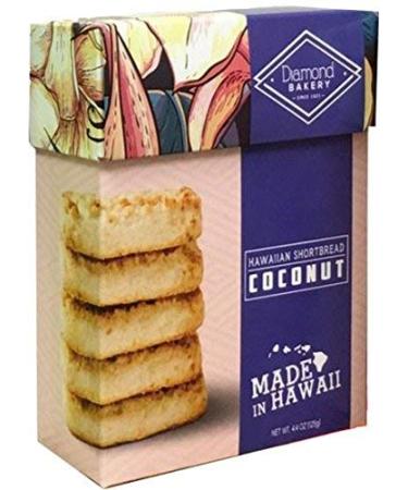 Diamond Bakery Coconut Hawaiian Shortbread Cookies, 4.4 ounce