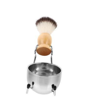 1 Set Brush Rack Grooming Shaving Bowl Beard Shaving Brush Bowl Men Shaving Brush Bread Shaving Kit Shaving Brush Men Shaving Kit