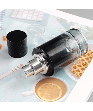 30ml Gradient Glass Perfume Bottle - Empty Cylindrical Bottle with Fine Atomizer (Black) | International Shipping Available - Buy Online on SooperMarket.com