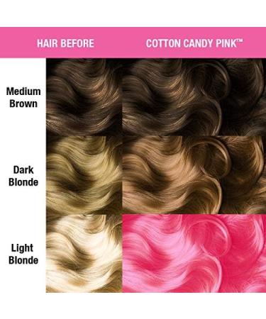 Manic Panic 8oz High Voltage Classic Cream Hair Dye (Cotton Candy Pink) - Vibrant Color Formula - Buy Online on SooperMarket.com