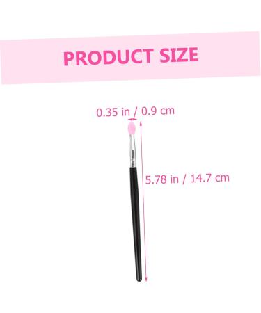 FOYTOKI 5pcs Silicone Eyeshadow Brush Glitter Eyeshadow Stick Glitter Outfit Lip Brush Plastic Handle - Buy Online on SooperMarket.com