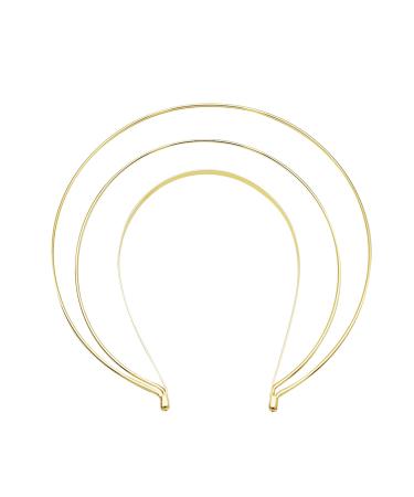 HIXNUG Angel Halo Headband Crown Bridal Wedding Headband Gothic Halo Crown Headband for Women Hair Hoop Cosplay Halloween Party Use