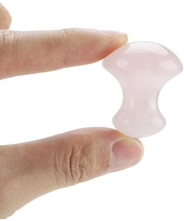 Rose Quartz Facial Mushroom Massager Tools | Sha Facial Stones for Glowing Skin - Shop Now - Buy Online on SooperMarket.com