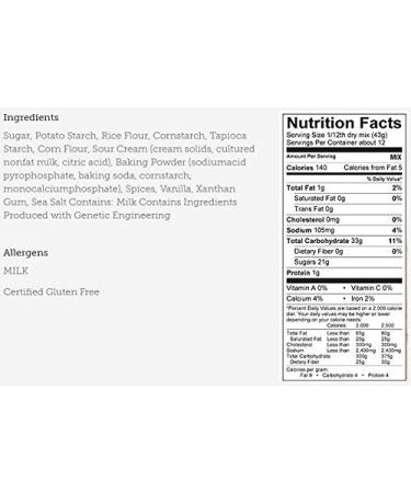 Stonewall Kitchen Gluten-Free Cinnamon Sugar Doughnut Mix 18oz - Pack of 1 - Buy Online on SooperMarket.com