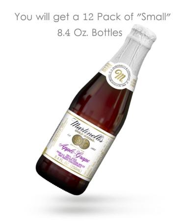 Martinelli's Sparkling Red Grape Juice 8.4 oz. - Pack of 12 Bottles | Non-Alcoholic Beverage - Buy Online on SooperMarket.com