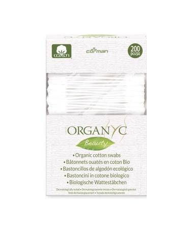 Buy 100% Organic Cotton Swabs Biodegradable Packaging 800 Pieces (4 Packs of 200) Eco-Friendly & Sustainable - Buy Online on SooperMarket.com