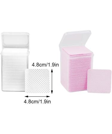 Dajidafu 4set Non-woven Lint Free Nail Wipes for Ultimate Nail Cleaning Solution Absorbency Wide Range Of Uses Cotton white - Buy Online on SooperMarket.com