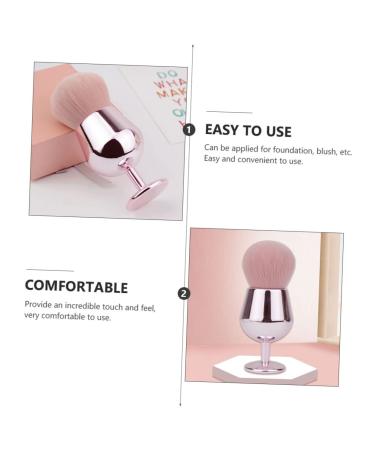 Angoily Blush Brush - Travel-Friendly Makeup Brush & Highlighter | Cosmetic Brush with Alien Pink Handle - Buy Online on SooperMarket.com