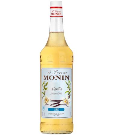 Buy Monin Vanille Light Syrup 1L with Pump | Premium Vanilla Flavor for Coffee & Cocktails - International Shipping Available - Buy Online on SooperMarket.com