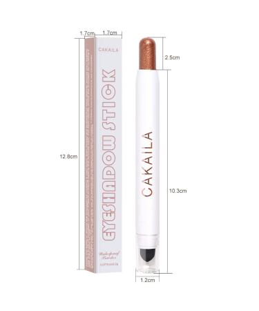 Yeweian Creamy Eyeshadow Stick - 2 in 1 Matte and Shimmer Eye Shadow Pencil Crayon (Black Shimmer) | Long Lasting, Waterproof Glitter Eyeshadow Pen - Buy Online on SooperMarket.com