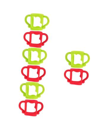 ibasenice 8 Pcs Silicone Bottle Handle Silicone Bottle Handle Bottle Grip Handle Nursing Bottle Handle Bottle Handles Milk Child Feeding Bottle 13.00X7.00X6.50CMx4pcs Assorted Colorx4pcs
