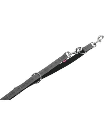 Nobby Leash Soft Grip dark grey / black L: 200 cm W: 20 mm 1 piece dark grey-black width 20 mm