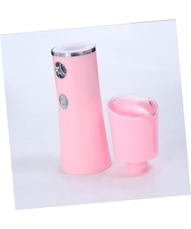 FOYTOKI 1pc Facial Spa Steamer Spray Cleaner Pore Cleaner Pink Handheld Spray 14.10X4.00X4.00CM - Buy Online on SooperMarket.com