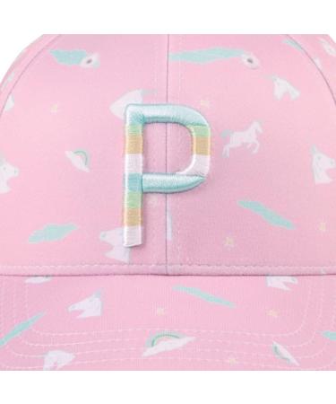 PUMA GOLF Girls' Standard Unicorn P Hat - Chalk Pink/Angel Blue - One Size - Buy Online on SooperMarket.com