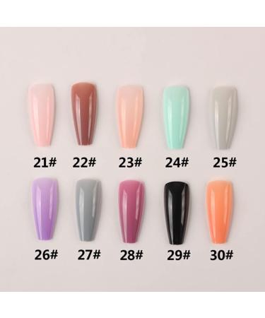 kawehiop 24 Pieces Extra Long Press on Nails Artificial DIY Solid French Graceful Colour-fast Nail for Manicure Salons Art - Buy Online on SooperMarket.com