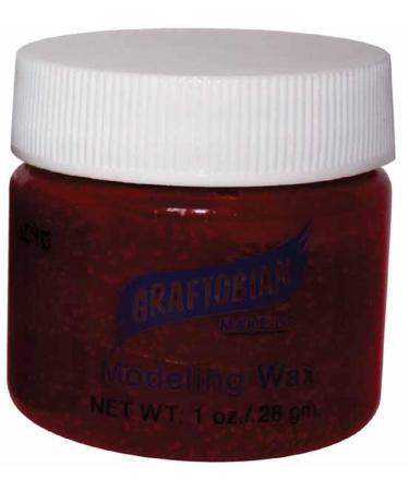 Graftobian Theatrical Modeling Wax Blood Color Pro Make-Up Special Effect 1oz
