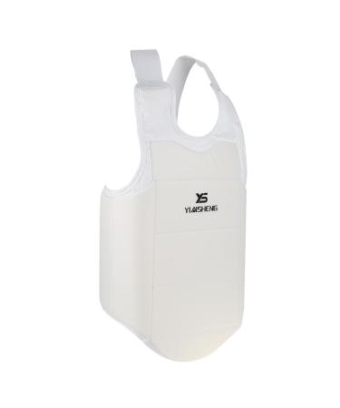 Dioche Karate Chest Guard, Unisex Highly Elastic Taekwondo Chest Guard Boxing Breast Protector Vest for Adult Child Medium