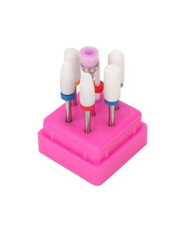 NAROOTE Nail Drill Bits 7Pcs Nail Metal Drill Bits Nail Polishing Burr Manicure Pedicure Accessory Tool Set(TZ-08) - Buy Online on SooperMarket.com