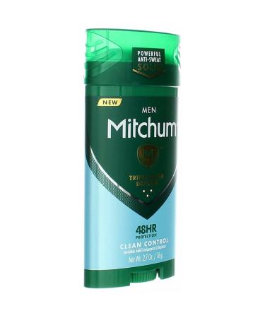 Mitchum Men Advanced Control Clean Control Invisible Solid 2.7 oz - Pack of 4 - Buy Online on SooperMarket.com
