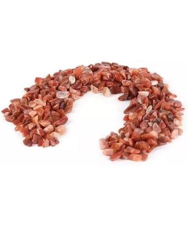 Natural Crystals and Stones 7mm-13mm Natural Polished Red Quartz Crystal Gravel Stone for 100g for Decoration kaixun - Buy Online on SooperMarket.com