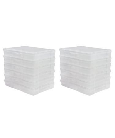 novelinks Transparent 5" x 7" Photo Storage Boxes - Photos Organizer Cases Photo Keeper picture organizer photo boxes storage for Photos (12)