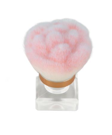Premium Makeup Brush with Transparent Handle | Capsule Shape | Ideal for Loose Powder & Blush - International Shipping Available - Buy Online on SooperMarket.com