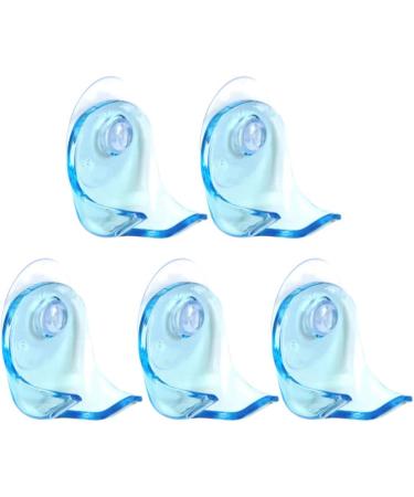Set of 5 Plastic Suction Cup Razor Holders - Bathroom Organizer - Blue - 2X Pack - Ideal for International Shipping - Buy Online on SooperMarket.com
