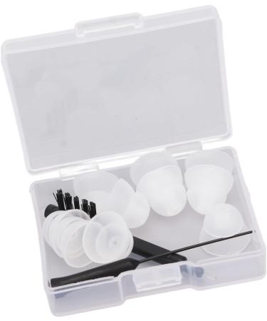 Silicone Hearing Amplifier Dome & Cleaning Brush Set | Earplug Ventilation Brush for Optimal Hearing Aid Care - Buy Online on SooperMarket.com