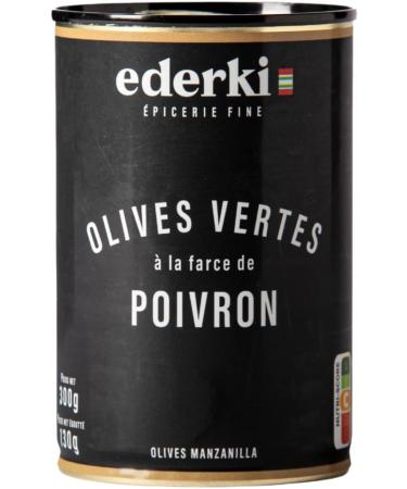Green Olives with Pepper Ederki 300g x 6 - Buy Online on SooperMarket.com