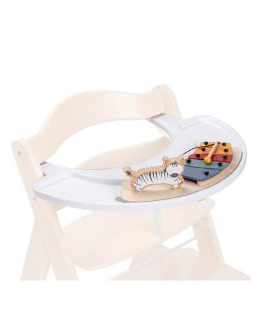 Hauck Alpha+ Click Play Tray Music Set - with FSC Sustainable Certified Beechwood Xylophone Highchair Toy