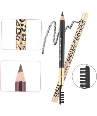 HAPINARY 6 Pcs Long Lasting Eyebrow Pencils Double Ended Eyebrow Pencil Brow Gel Brow Brush Uk Brown Wooden - Buy Online on SooperMarket.com