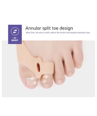 Gel Separator for Overlapping Toes | Bunions Relief Pads | Go-Zen Big Toe Space Correction - Buy Online on SooperMarket.com