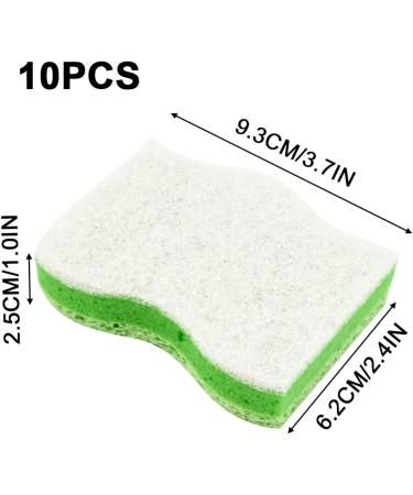 10 Natural Kitchen Sponges - Eco-Friendly Coconut & Cellulose Sponges for Sustainable Living - Buy Online on SooperMarket.com